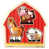Barnyard Animals Jumbo Knob Puzzle