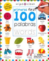 First 100 Words Bilingual Spanish/English, Wipe Clean