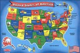 United States Map Floor Puzzle