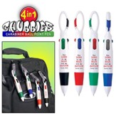 Chunkie Carabiner 4-Color-Ink Pen