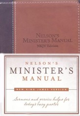 NKJV Nelson's Minister's Manual, Imitation leather, brown/tan