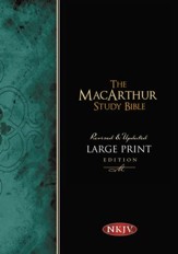NKJV MacArthur Study Bible Large Print Hardcover Thumb-Indexed