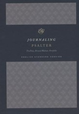 ESV Journaling Psalter, TruTone, Brown/Walnut, Portfolio Design - Slightly Imperfect