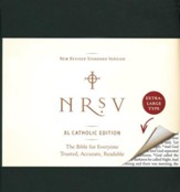 NRSV XL-Print Bible, Catholic  Edition--imitation leather, green
