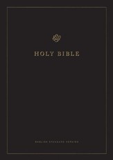 ESV Wide Margin Reference Bible, Black Hardcover