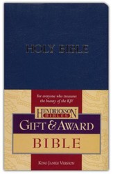 KJV Gift & Award Bible, Imitation  leather, Blue