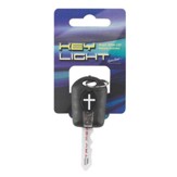 Key Light, Black Key with Cross Imprint