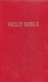 KJV Pew Bible, Red - Case of 24