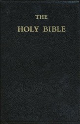 Douay-Rheims Pocket-Size Bible, Genuine Leather, Black
