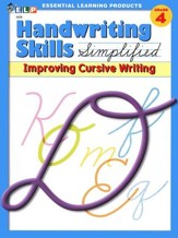 Handwriting Skills Simplified, Level D: Improving Cursive Writing - Slightly Imperfect