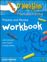 D'Nealian Handwriting Practice and Review Workbook Grade 1