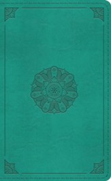 ESV Pocket Bible (TruTone,  Turquoise, Emblem Design)