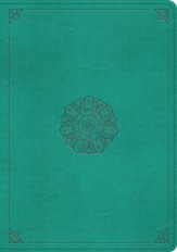 ESV Study Bible (TruTone, Turquoise, Emblem Design)