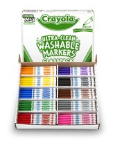 Crayola, Washable Fine Line Markers, 10 Colors, 200 Pieces