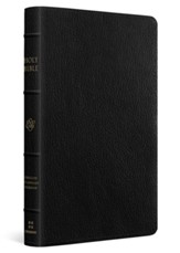 ESV Heirloom Bible, Thinline Edition (Goatskin, Black)
