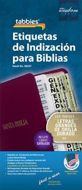 Etiquetas de Indización para Biblias, Letras Grande  (Bible Tabbies, Large Print)