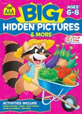 Big Hidden Pictures & More Workbook Ages 6-8