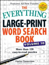 The Everything Large-Print Word Search Book, Volume 10