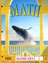 Math PACE SCORE Key 1002, Grade 1