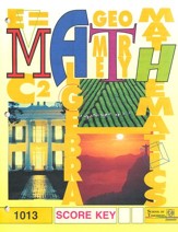 Latest Edition Math PACE SCORE Key  1013 Grade 2