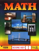 Latest Edition Math PACE SCORE Key 1029 Grade 3