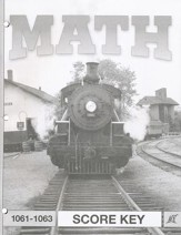 Latest Edition Math PACE SCORE Key 1061-1063 Grade 6