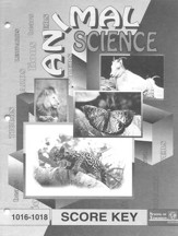 Animal Science PACE SCORE Key 1016-1018, Grade 2