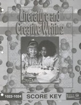 Literature And Creative Writing PACE SCORE Key, Grade 2 1022-1024