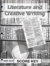 ACE Literature & Creative Writing PACE SCORE Key 1070-1072 Grade 6