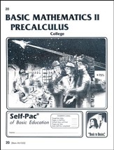 College Math 2 Precalculus Self-Pac 20