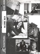 4th Edition Social Studies SCORE Key 1028-1030 Grade 3