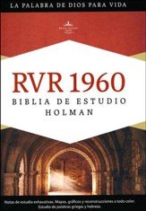 Biblia de Estudio RVR 1960 Holman, Enc. Dura  (RVR 1960 Holman Study Bible, Hardcover)