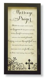 Marriage Prayer--Wall Plaque