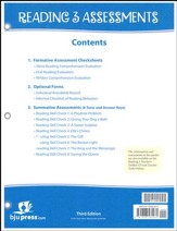 BJU Press Reading 3 Assessments & Key (3rd Edition)