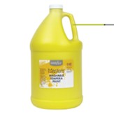 LITTLE MASTERS Washable Tempera Paint, Yellow, Gallon
