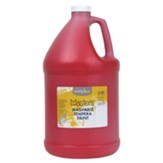 LITTLE MASTERS Washable Tempera Paint, Red, Gallon
