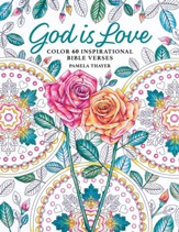 God Is Love: Color 60 Inspirational  Bible Verses