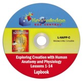 Apologia Exploring Creation with Human Anatomy & Physiology  Lapbook Package Lessons 1-14 PDF CD-ROM