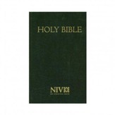 NIV Pew Bible, softcover, black