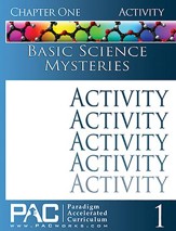 Basic Science Mysteries Activities Booklet, Chapter 1