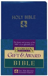 NRSV Award Bible, Imitation leather,  Blue