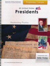45 United States Presidents: Beginning Cursive, Getty-Dubay  Edition