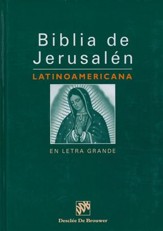 Biblia de Jerusalén Latinoamericana Letra Gde., Enc. Dura  (Latin American Bible of Jerusalem in Large Print, Hardcover)