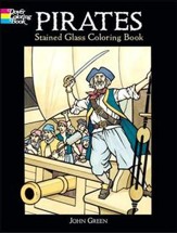 Pirates Stained Glass Coloring Book