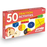 50 Fraction Activities (set of 50 cards)