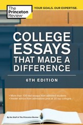 College Essays That Made a  Difference, 6th Edition - eBook