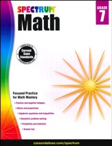 Spectrum Math Grade 7 (2014 Update)