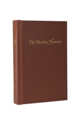 The Worship Hymnal--hardcover, brick red