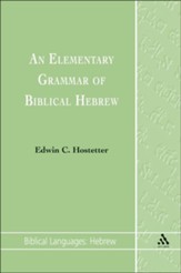 An Elementary Grammar of Biblical Hebrew