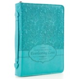 Everlasting Love Bible Cover, Turquoise, Large